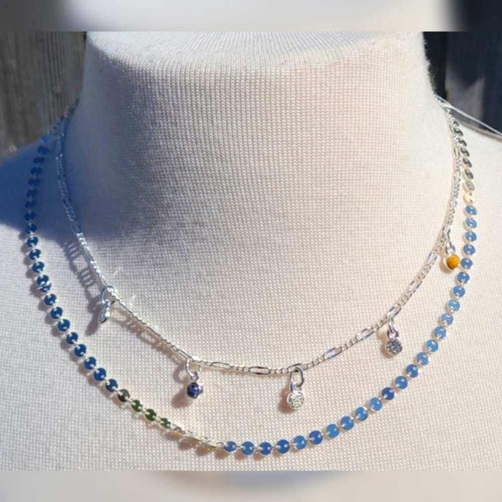 New Beginnings Multi-Charm Layered Necklace